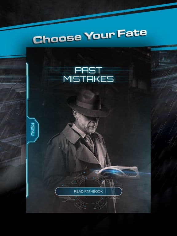 Past Mistakes - Science Fiction dystopian Book app screenshot 3