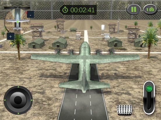 Army Cargo Plane Flight Simulator: Transport War Tank in Battle-Field screenshot 4