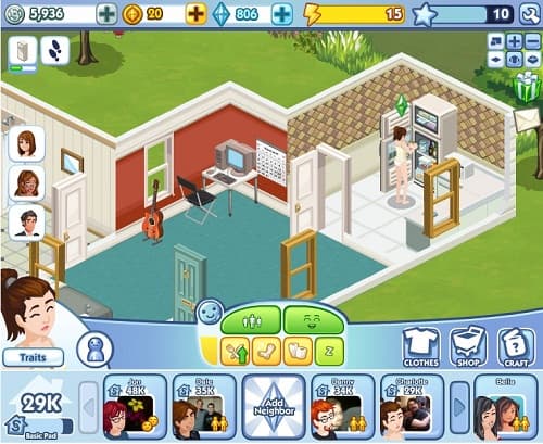 The Sims Social screenshot 2