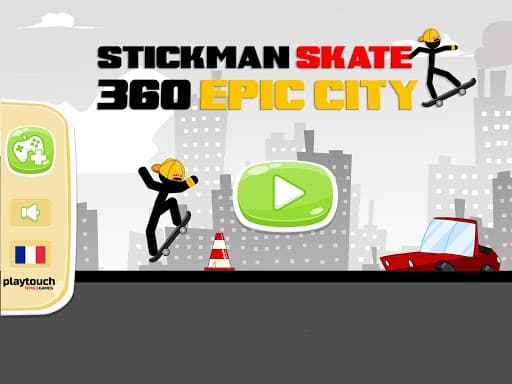 Stickman Skate: 360 Epic City