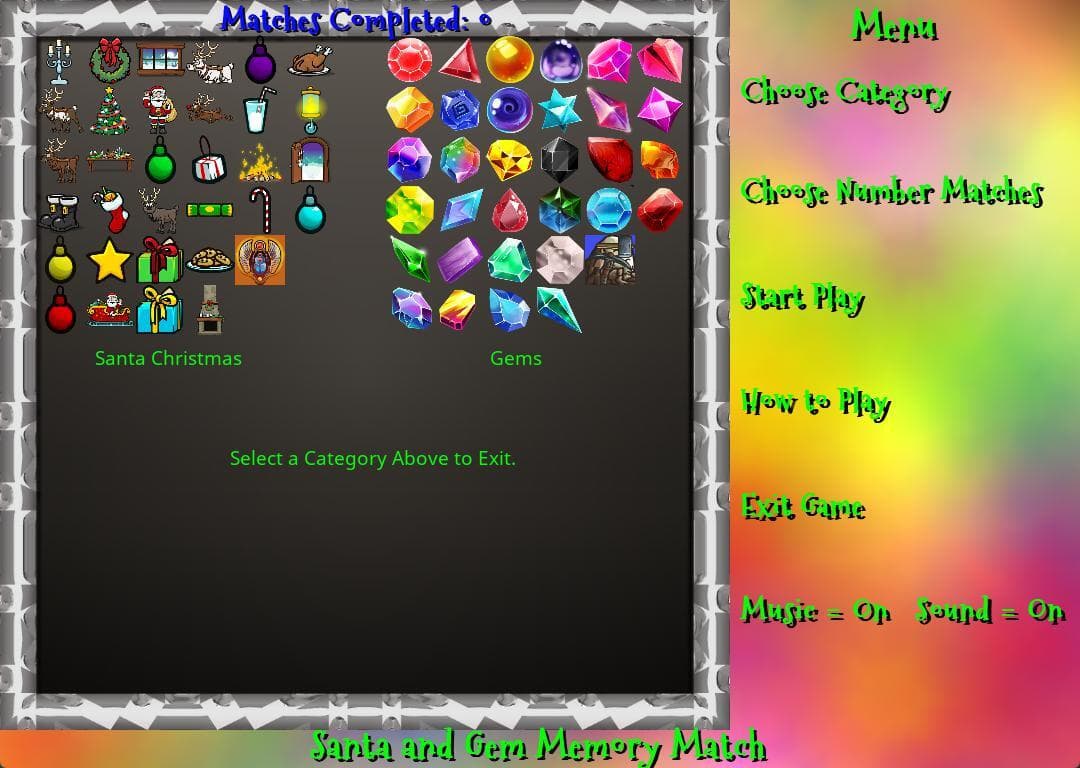 Santa and Gem Memory Match screenshot 4