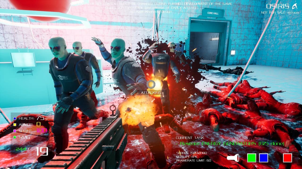 OSIRIS screenshot 2