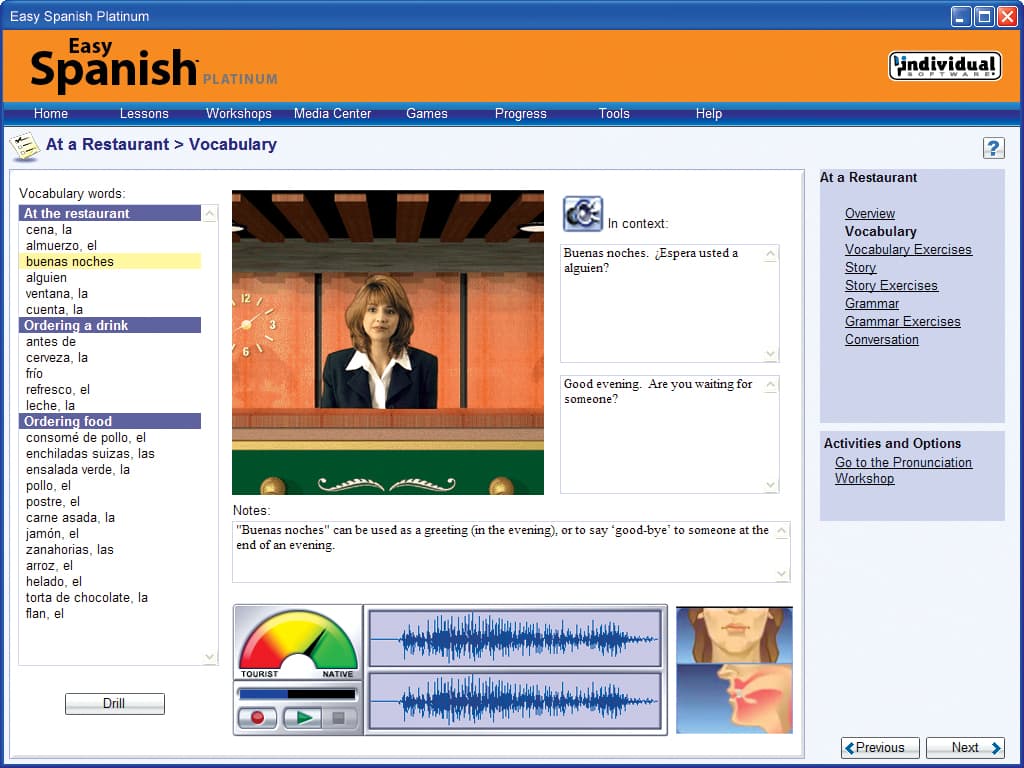 Easy Spanish Platinum screenshot 2