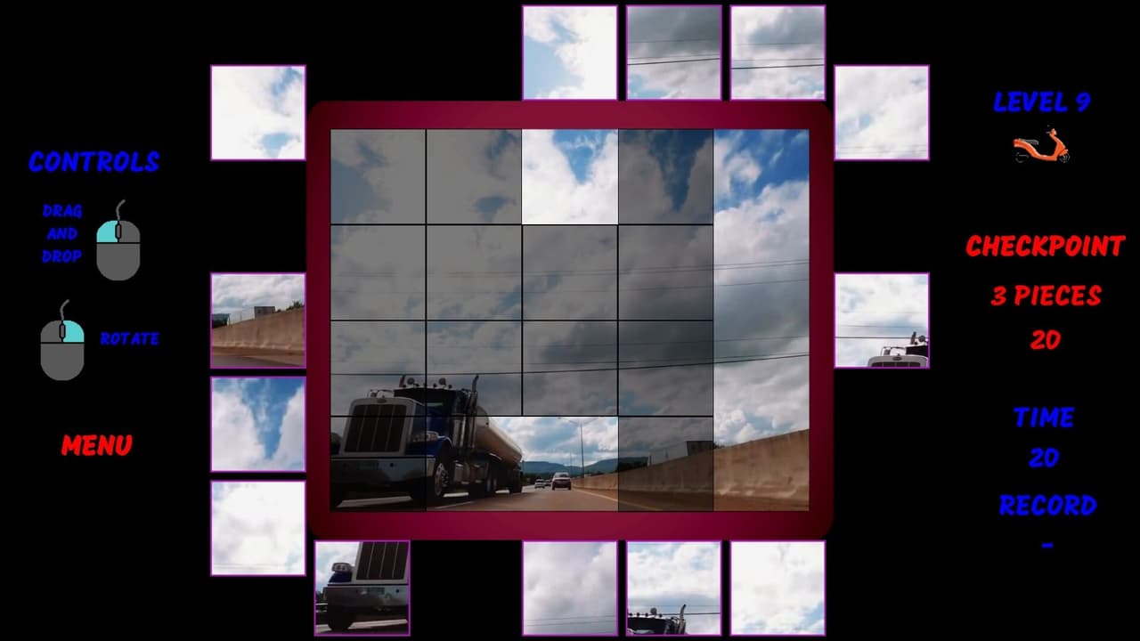 Motorbike Video Puzzle screenshot 3