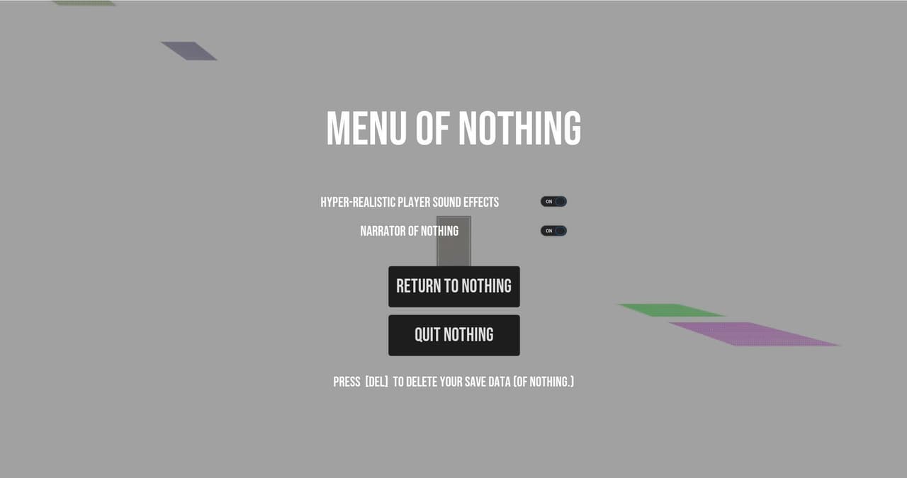 The Game of Nothing (itch)