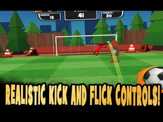 Stickman Freekick Soccer Hero screenshot 2