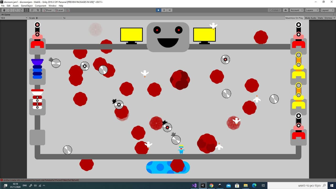 speed boy vs disc robot screenshot 4