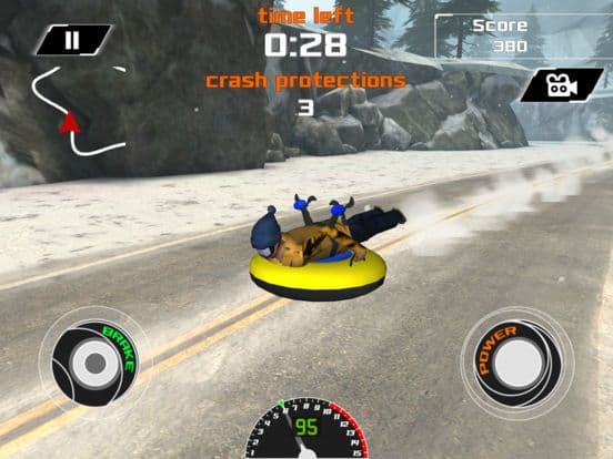 Alpine Road Sledding - eXtreme Crazy Winter Snow Racing Adventure Game FREE screenshot 3