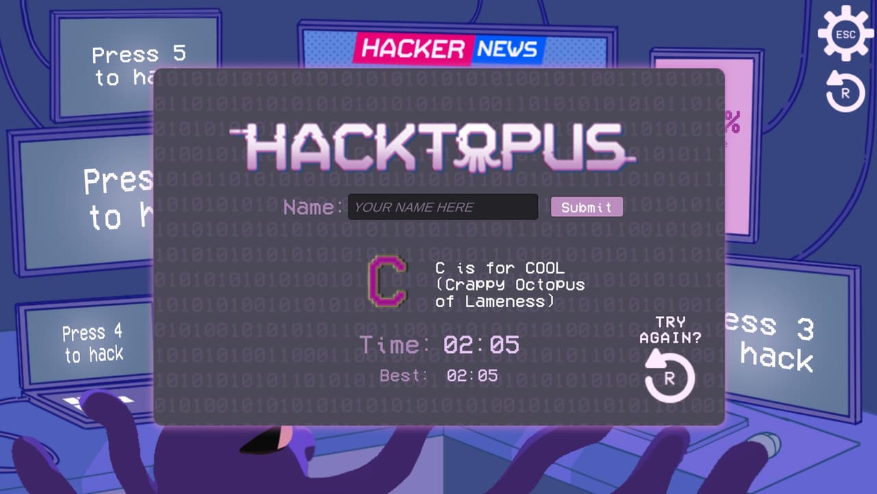 Hacktopus (Radetzky, Ryanocerou5, AlexMoot, mintwatercolor) screenshot 4