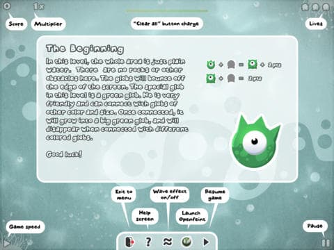 Aqua Globs HD screenshot 3