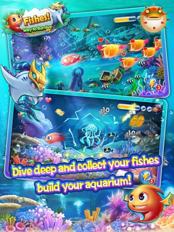 Fishes! Way To Survive screenshot 2