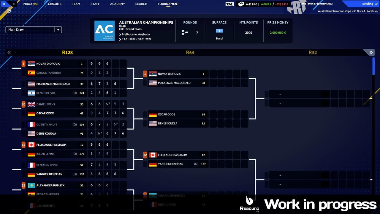 Tennis Manager 2023 screenshot 4