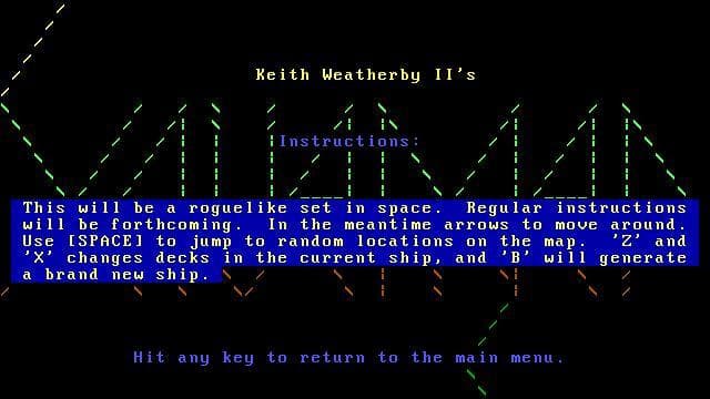 Scavenger - A roguelike in glorius fake text mode. screenshot 2