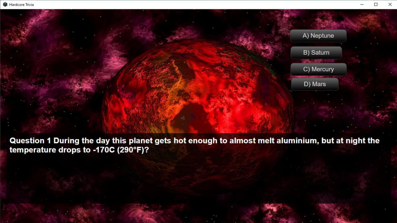 Hardcore Trivia (itch) screenshot 4