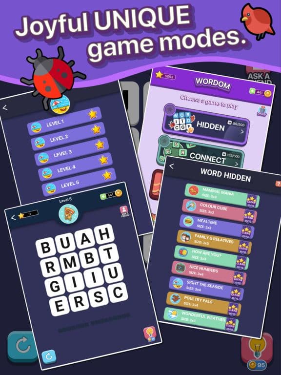 Wordom Hidden Words screenshot 3