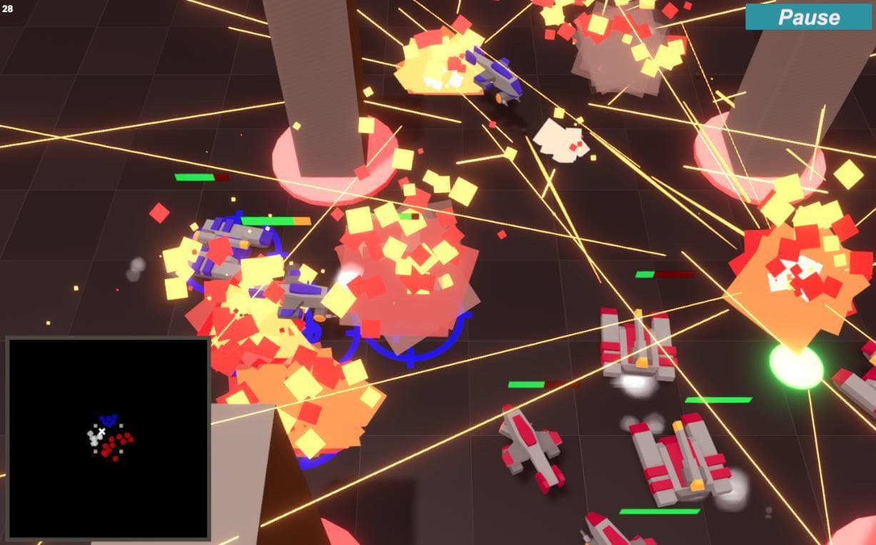 Neon Bot Battle