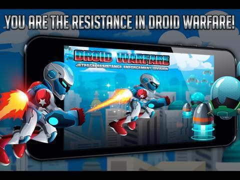 Droid Warfare Man: Jetpack Resistance Enforcement Division screenshot 4