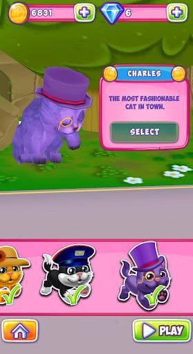 Talking Cat Run - Talking Kitty Kitten screenshot 3