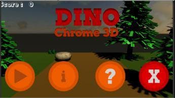 Dino Chrome 3D screenshot 2