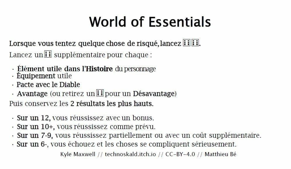 World of Essentials version française screenshot 2