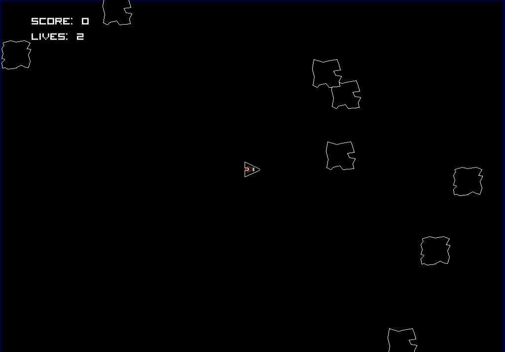 Asteroids (itch) (PineappleG4MER) screenshot 2