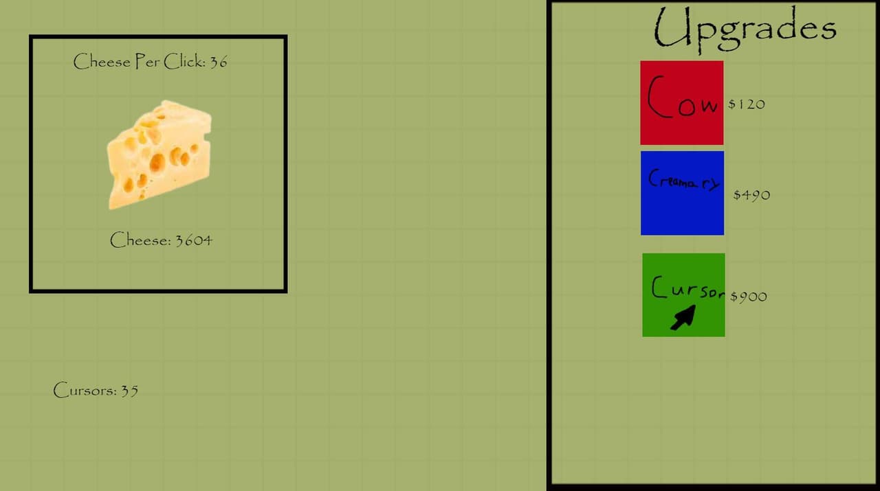 Cheese Clicker (Lzarham) screenshot 2