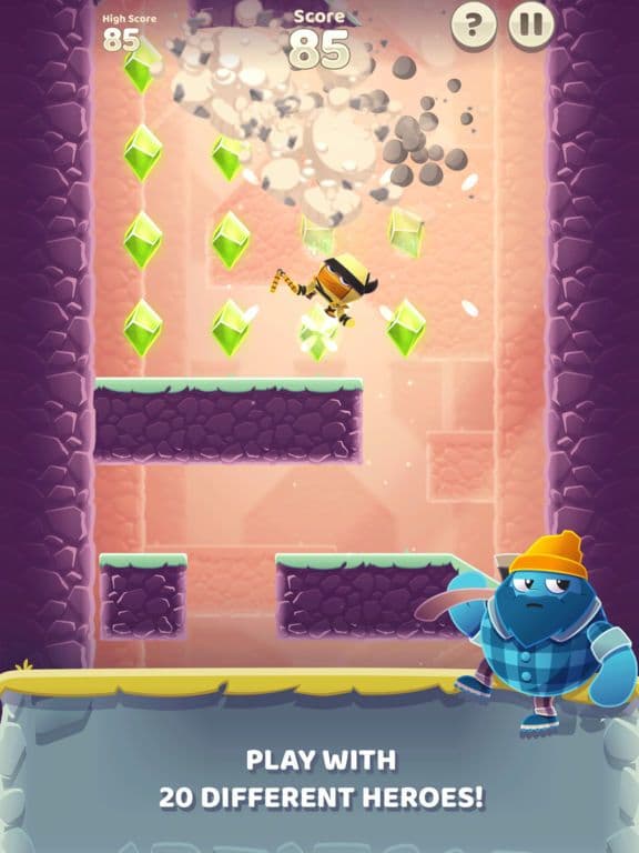 Canyon Crash: Fall Down screenshot 5