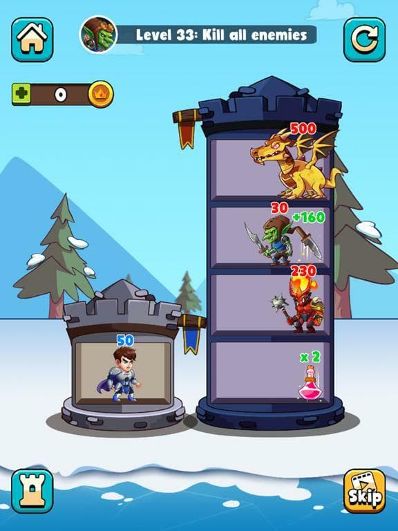 Hero Tower War - Math Puzzle screenshot 3