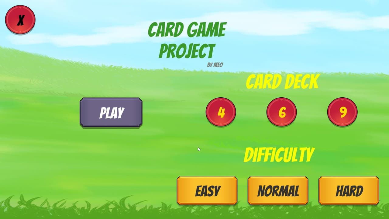 Meos_Card_Game_Project screenshot 2