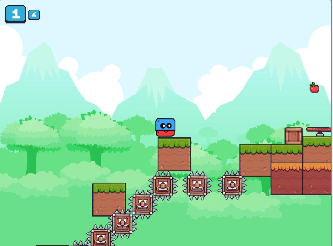 Hungry Helmet Platformer screenshot 2