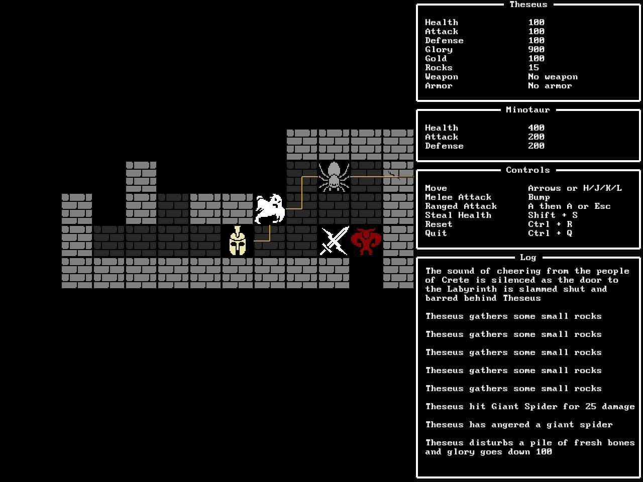 MinotaurRL screenshot 2