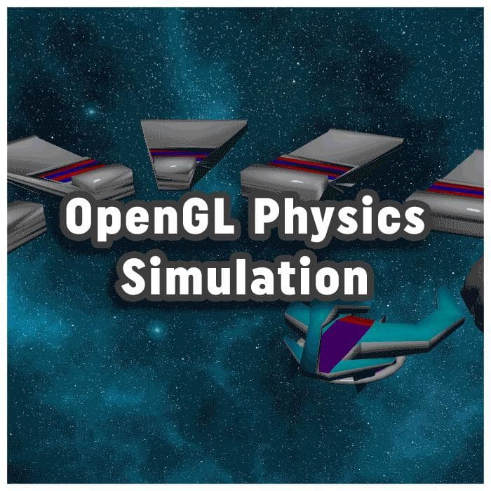 Modern OpenGL Space Physics Simulation