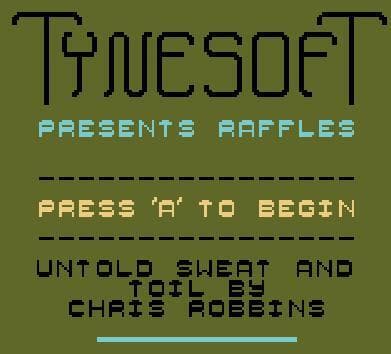 Raffles screenshot 2
