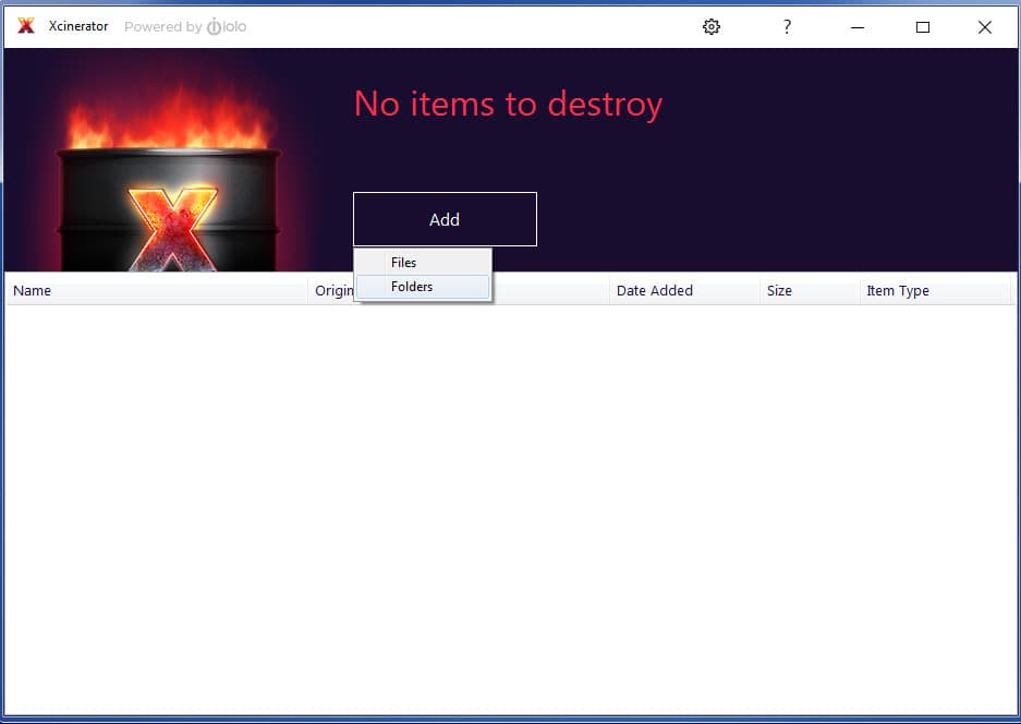 Xcinerator screenshot 3