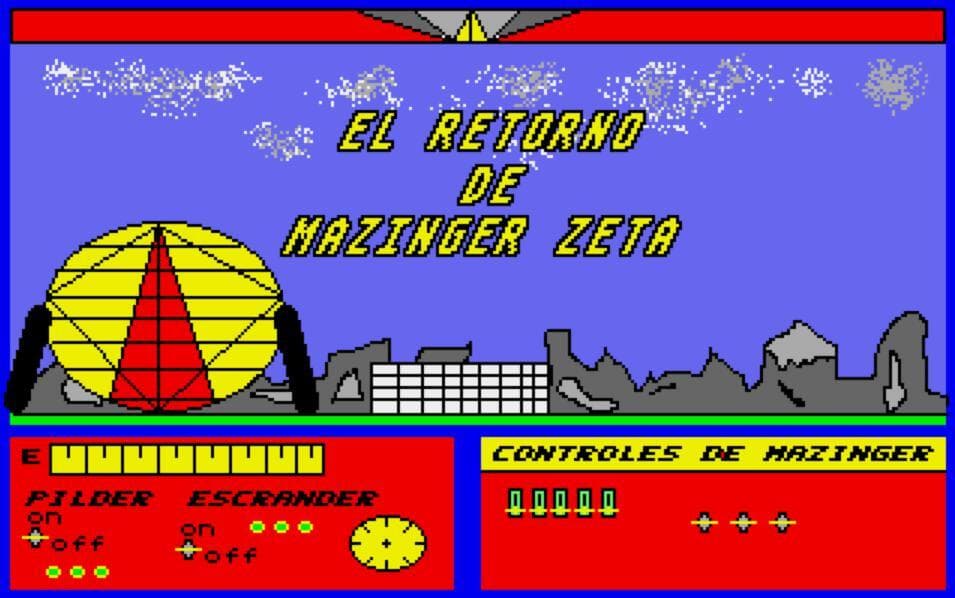 Mazinger Z versión Atari ST (STOS) 1989-1991 screenshot 4
