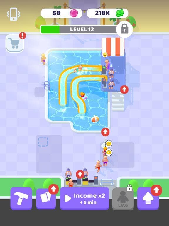 My Aquapark: Idle Water Empire screenshot 4