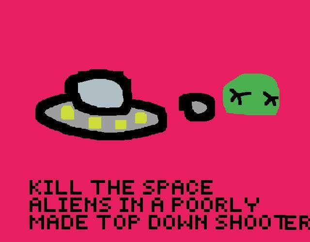 commit gun against space aliens