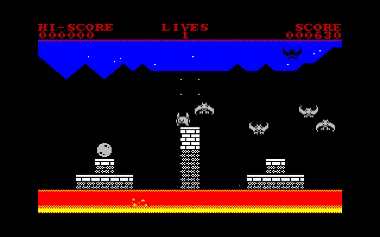 The Lava Birds (ZX Spectrum) screenshot 2