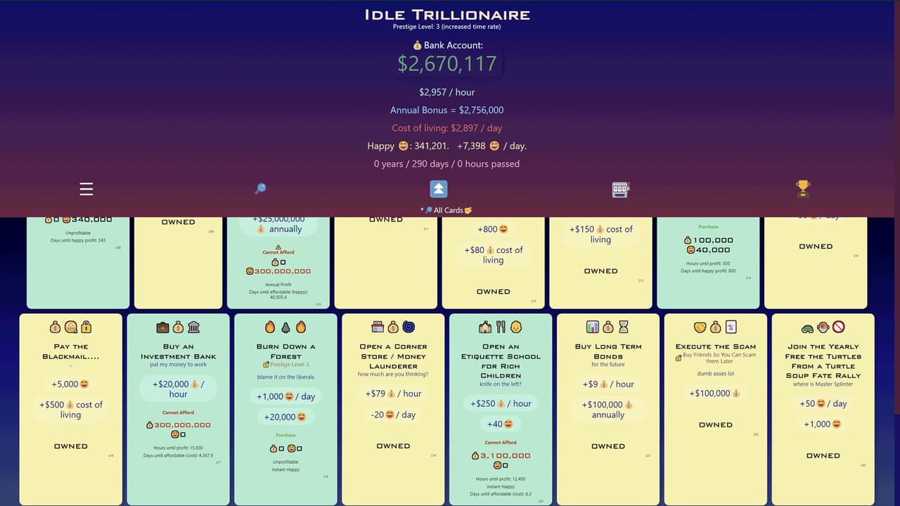 Idle Trillionaire screenshot 3