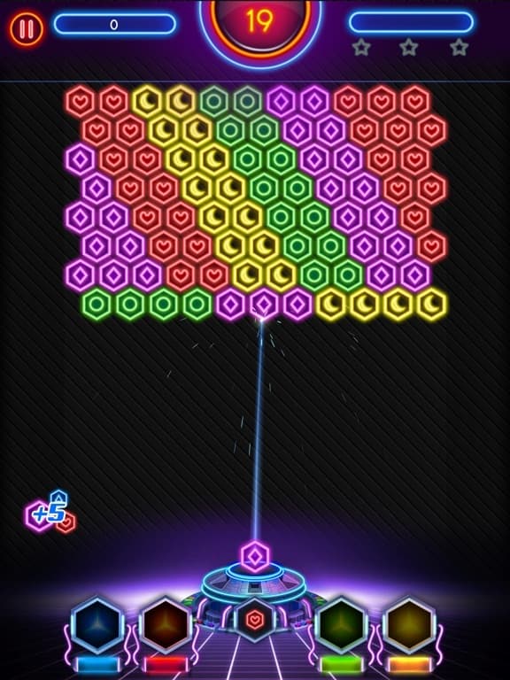 Neon Bubble Pop screenshot 4