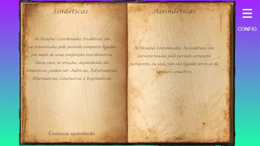 O livro mágico - Orações Coordenadas screenshot 5