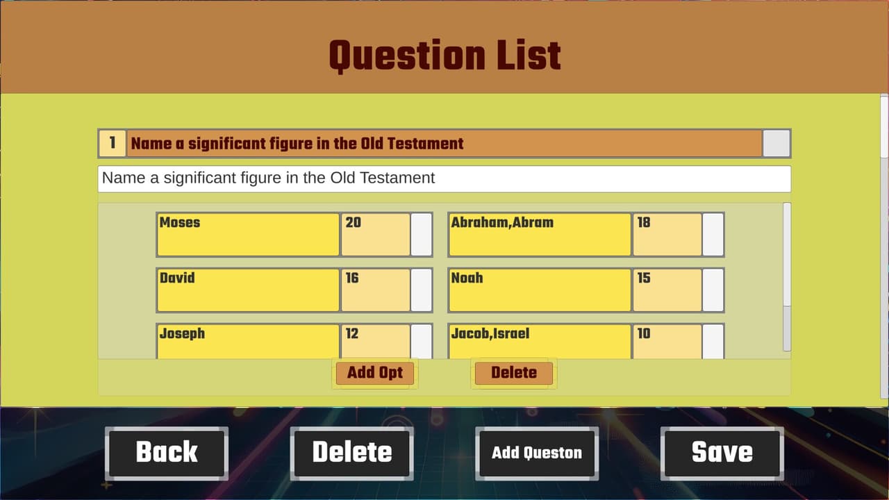 Ray Cheng Trivia Editor screenshot 2
