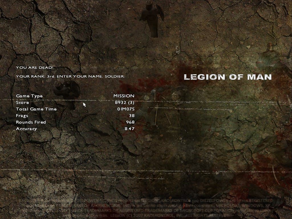 Legion of Man screenshot 2