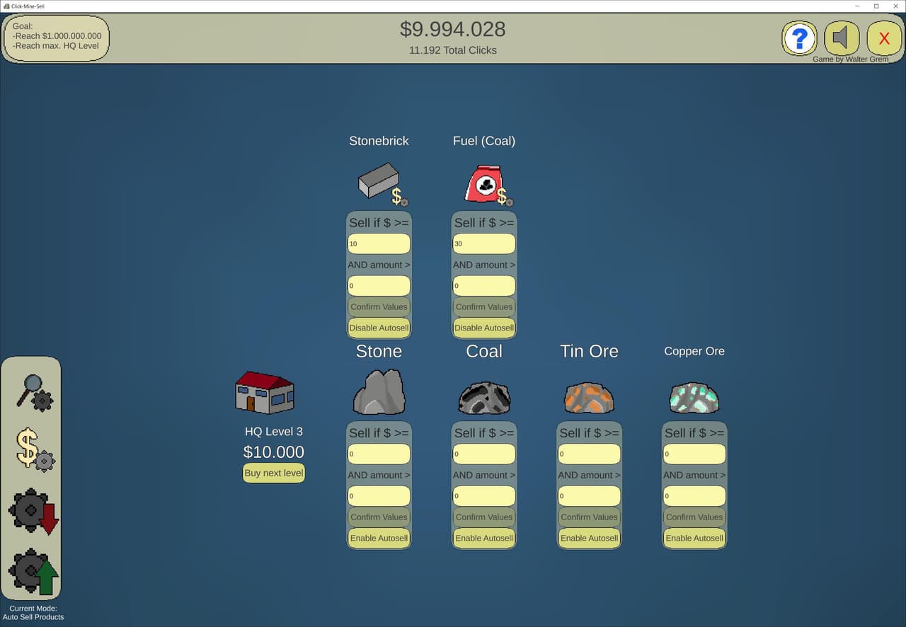 Click-Mine-Sell screenshot 4