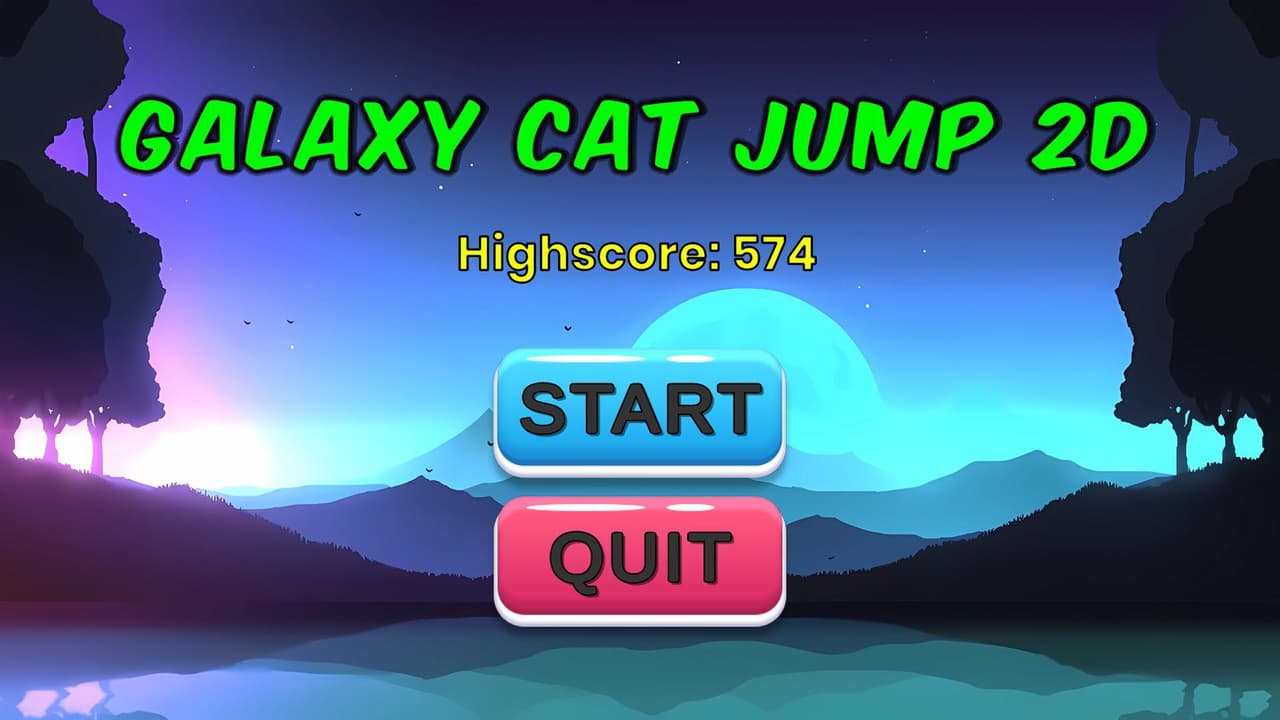 Galaxy Cat Jump 2D screenshot 2