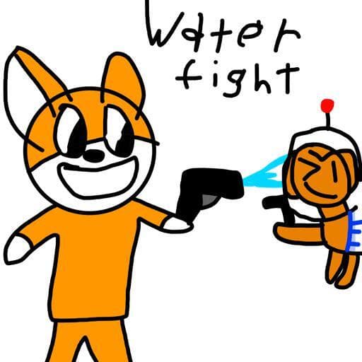 Scratch water fight