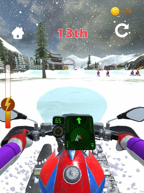 Snow Racer! screenshot 2