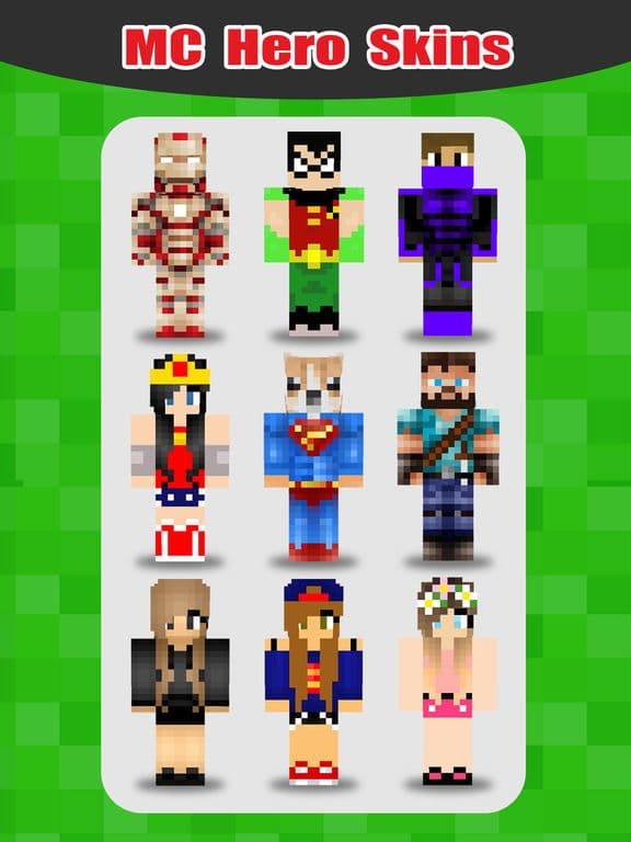 SuperHero Skins Pro - Export Skin for MineCraft Pocket Edition screenshot 3