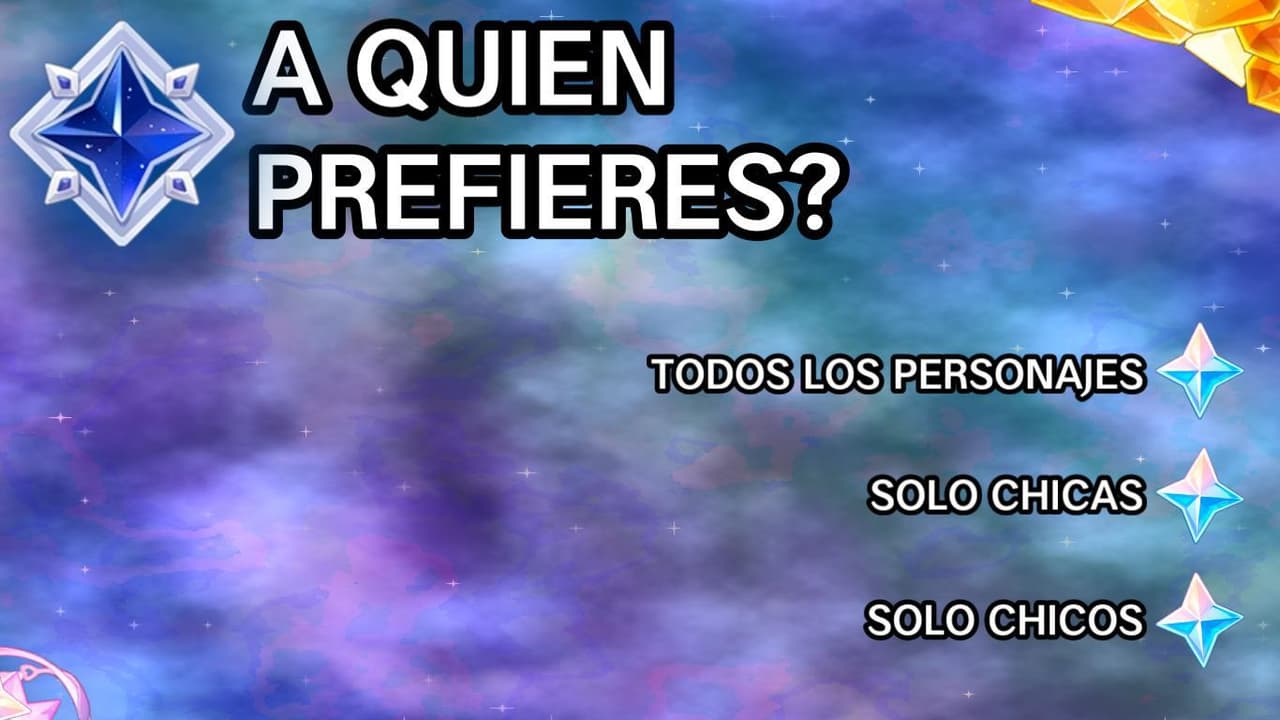 Genshin ¿Quien prefieres? screenshot 2
