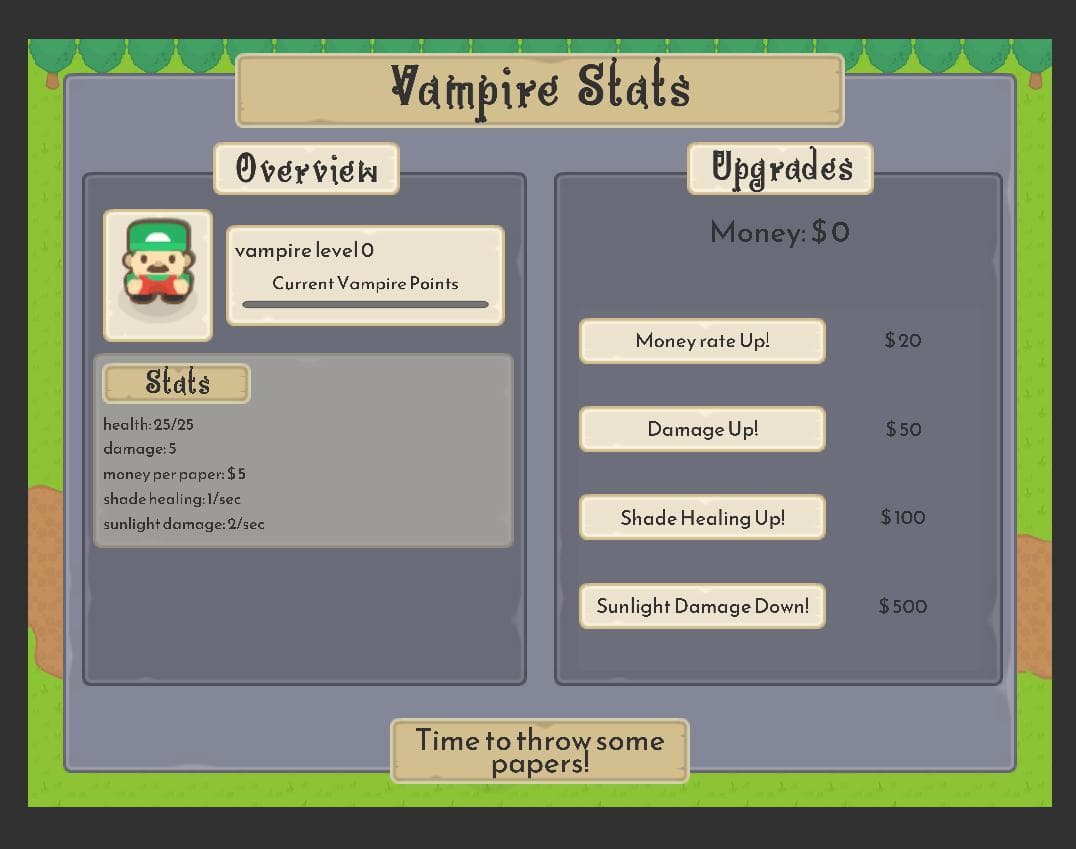 Vampires Paper Route screenshot 2